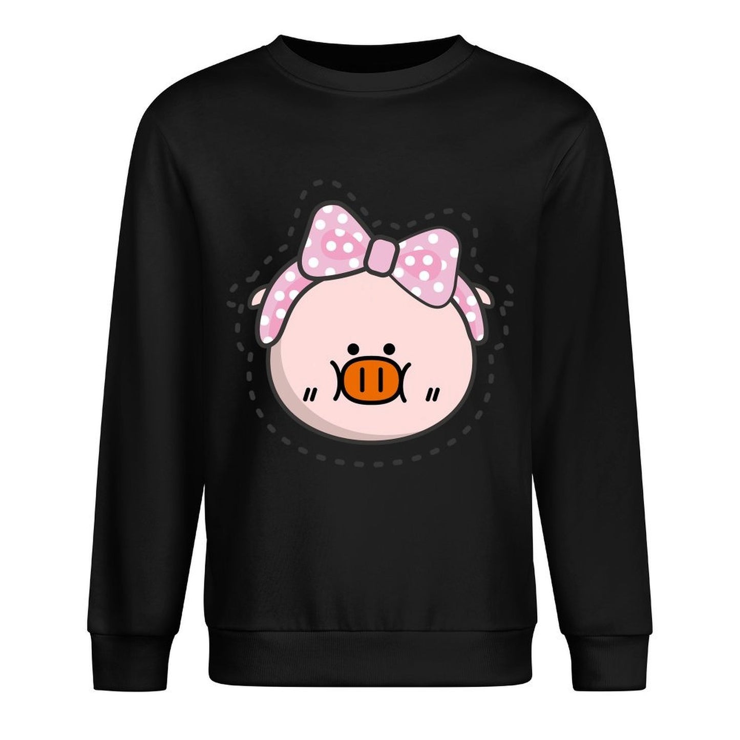 Front Patterned Long Sleeve TopModern ActiveWear