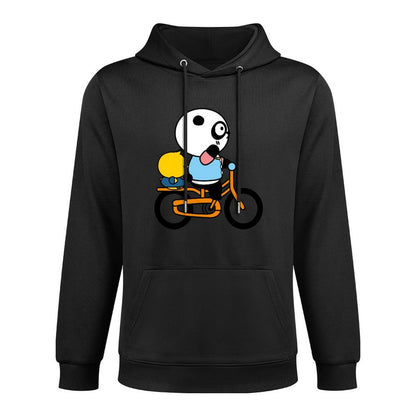 Crewneck Fade-Proof Front Graphic Hoodies