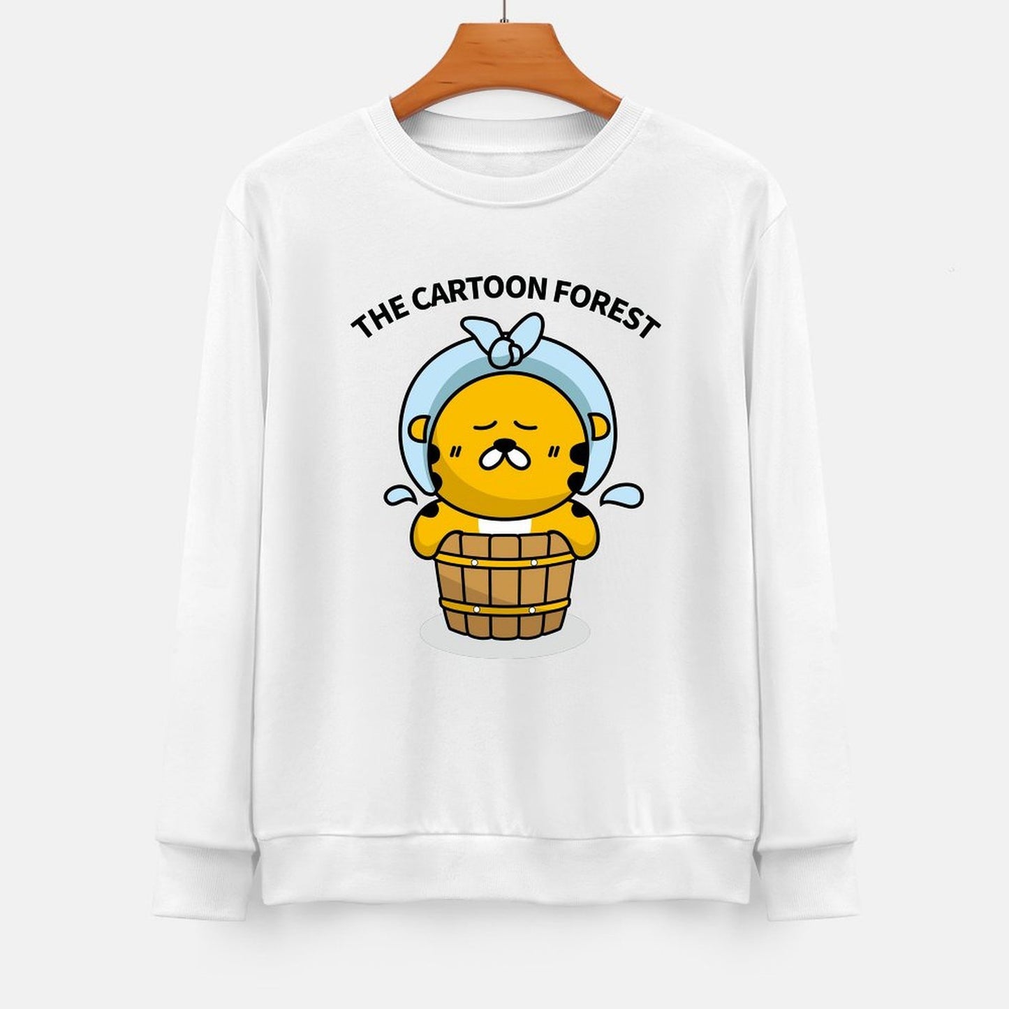 Front Patterned Long Sleeve TopSport Design-Your-Own