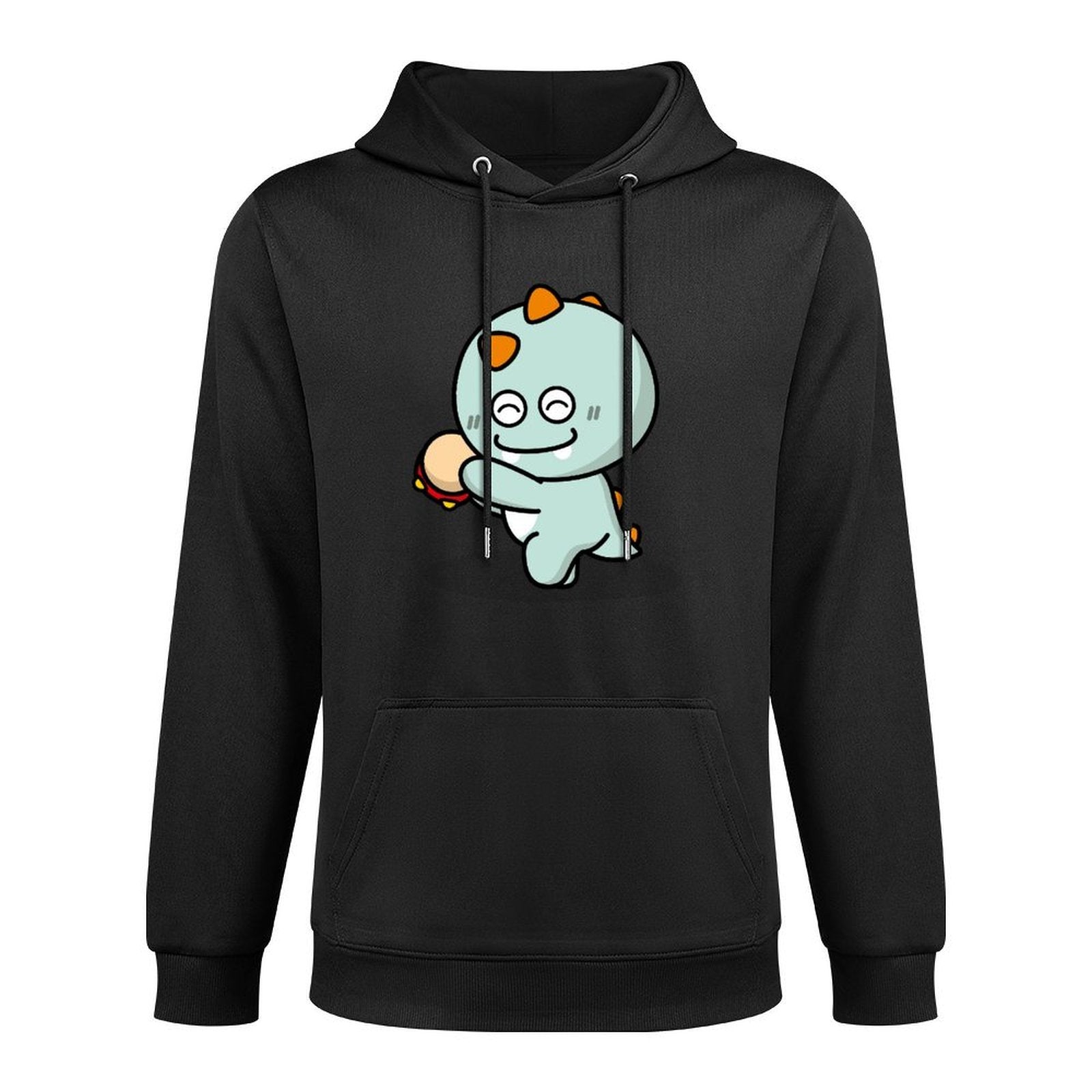 LooseFit Natural Front Graphic Hoodies