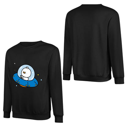 Front Patterned Long Sleeve TopOutdoor DailyFit