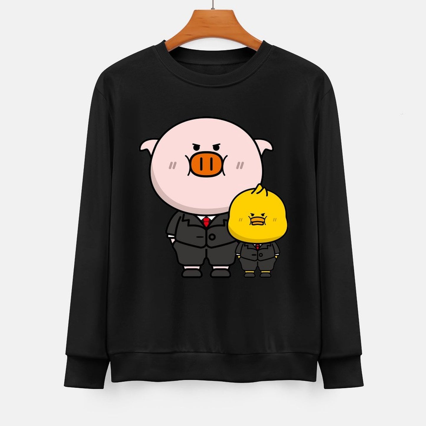 Front Patterned Long Sleeve TopPlain Studio