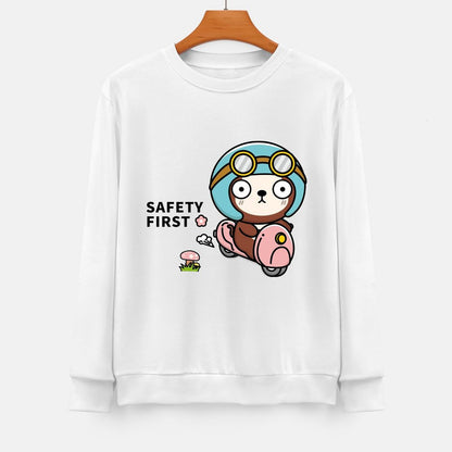 Front Patterned Long Sleeve TopStudio LifestyleLine