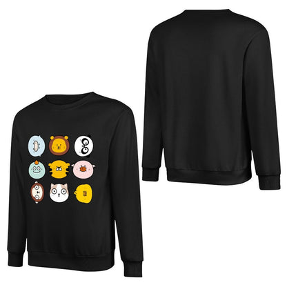 Front Patterned Long Sleeve TopEco-Conscious Performance