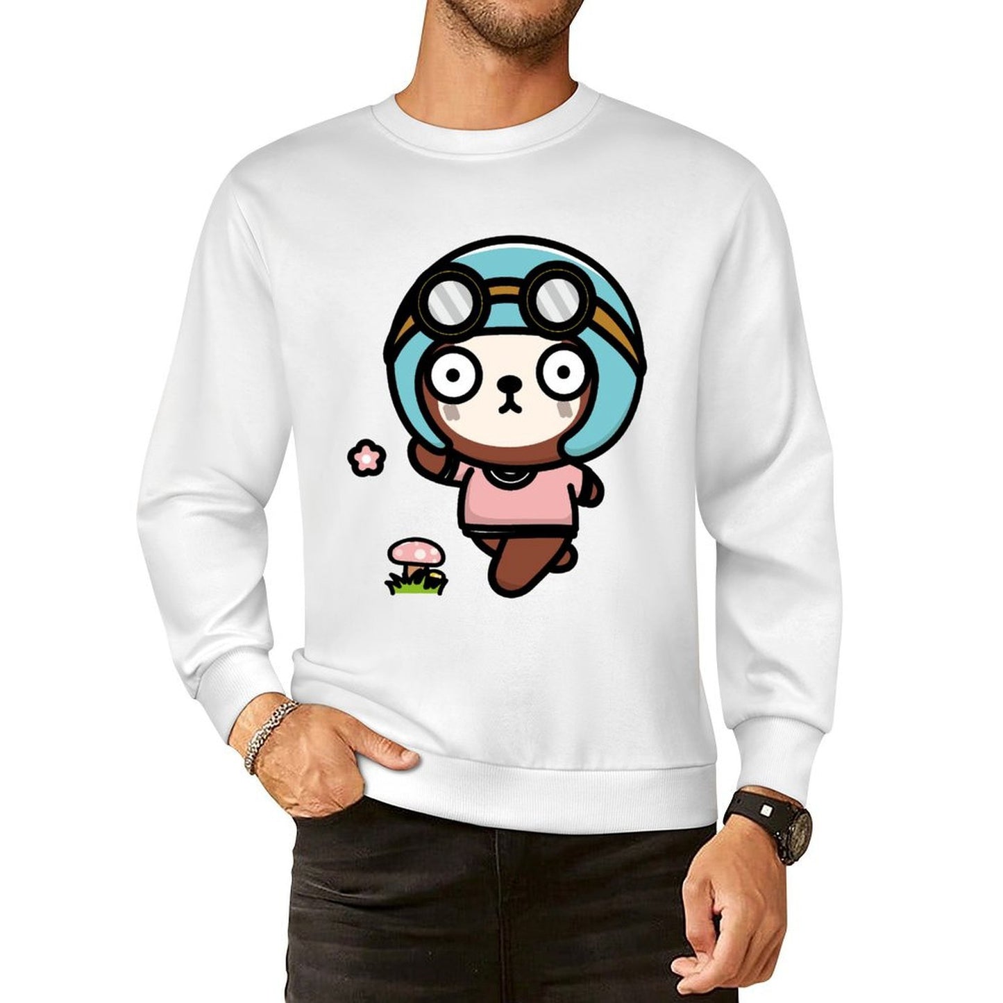 Front Patterned Long Sleeve TopTrueStyle Men¡¯s / Women¡¯s / Youth