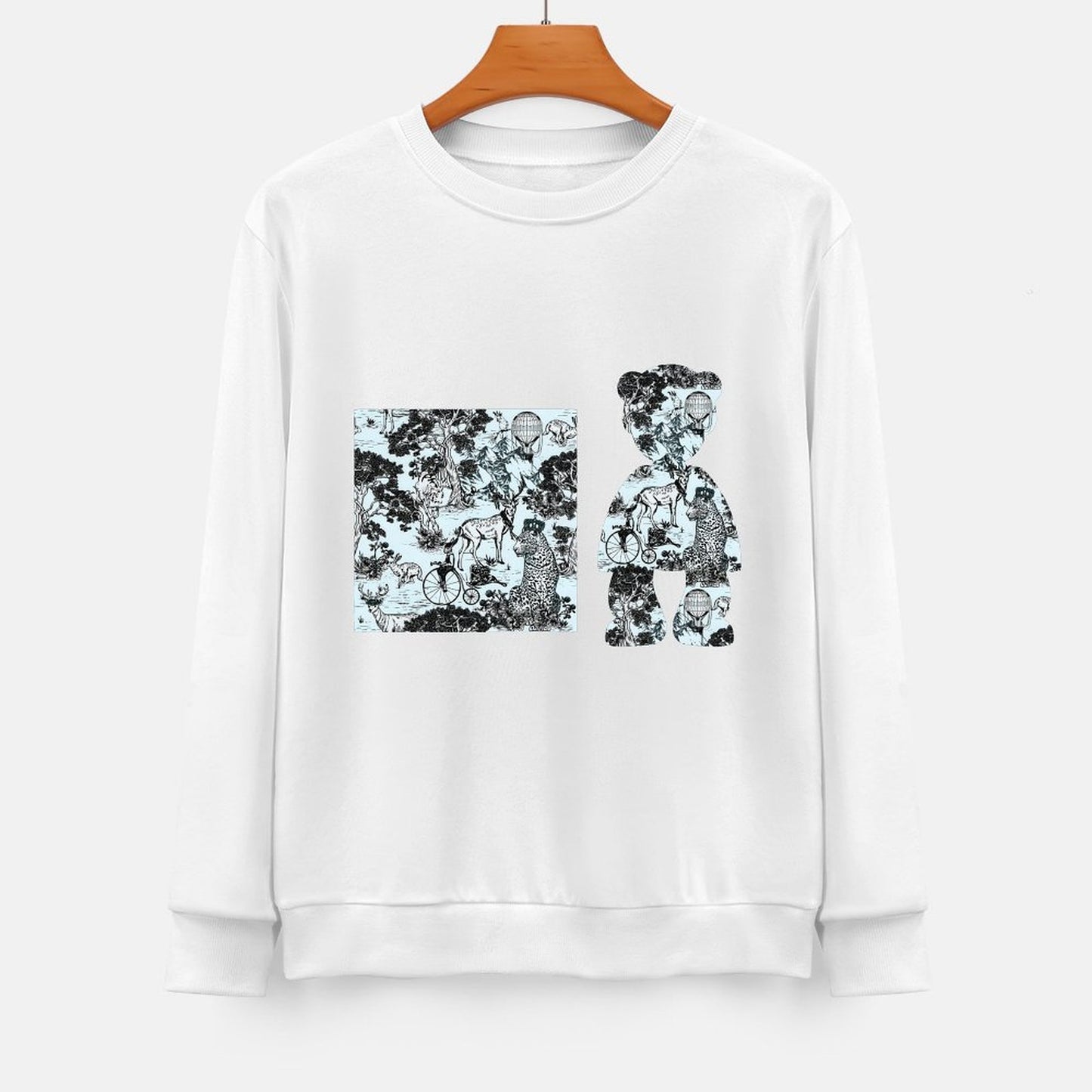 Long Sleeve With Front PatternPureStyle Minimalist