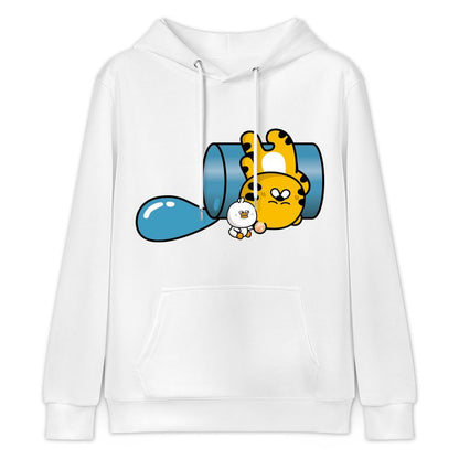 100% Cotton Easy-Care Front Graphic Hoodies