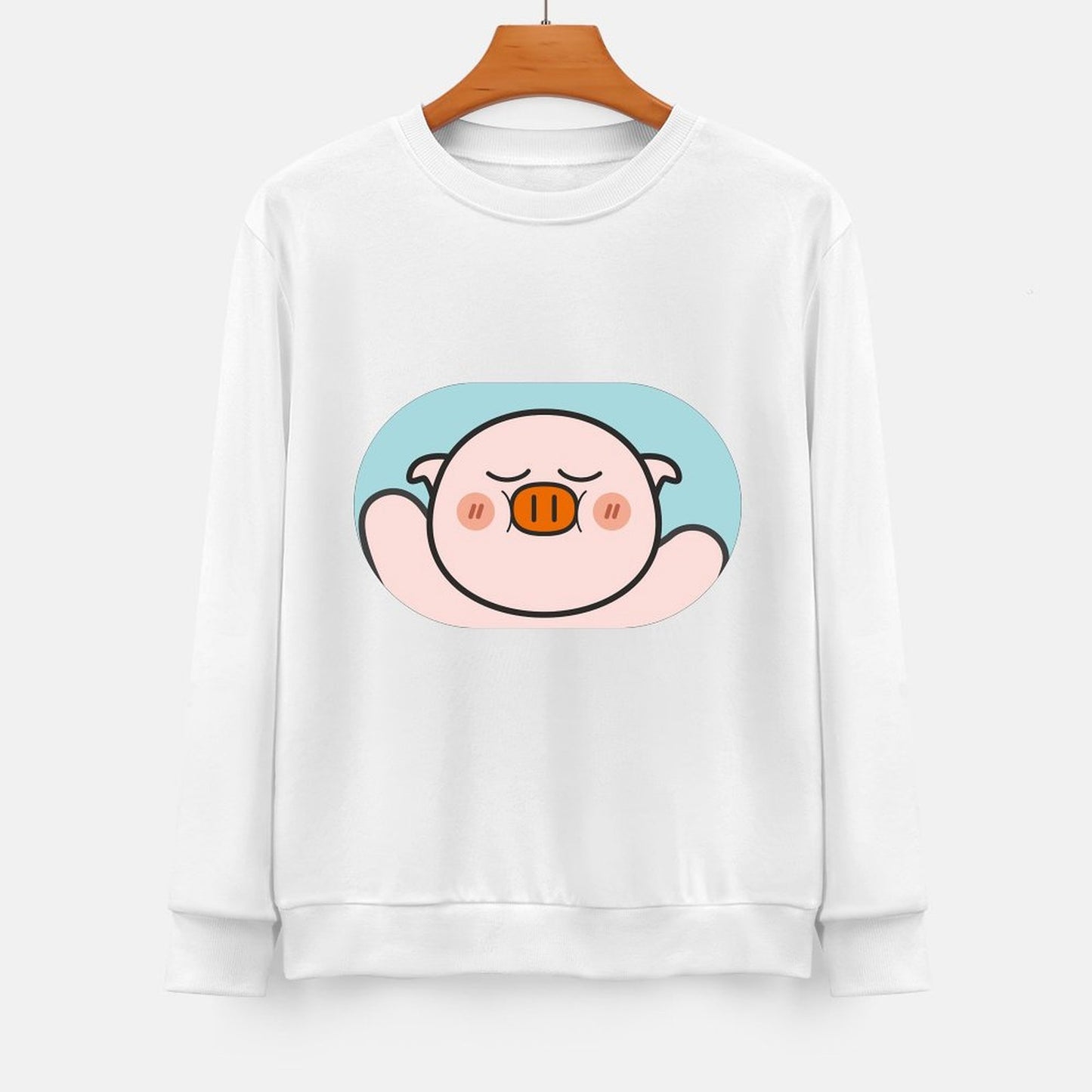 Front Patterned Long Sleeve TopOutdoor Neutral