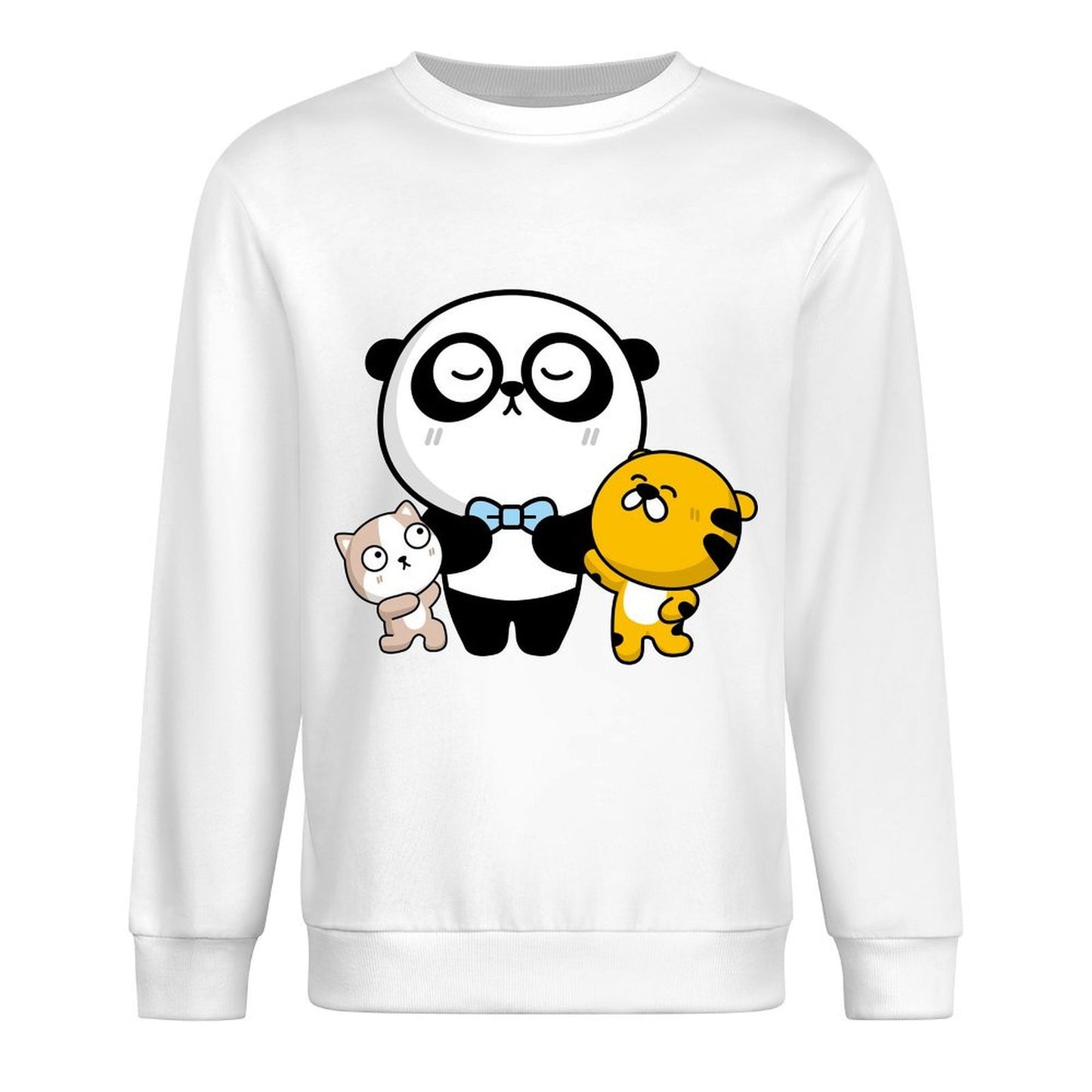 Front Patterned Long Sleeve TopIndoor Slim Fit