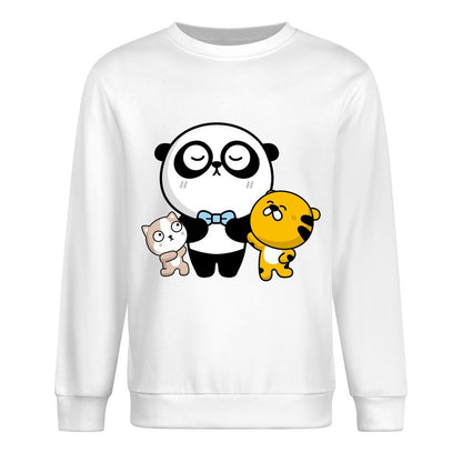 Front Patterned Long Sleeve TopIndoor Slim Fit