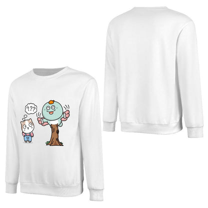 Front Patterned Long Sleeve TopEasy-Care Original