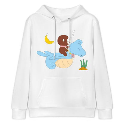 ModernFit Cotton Front Graphic Hoodies