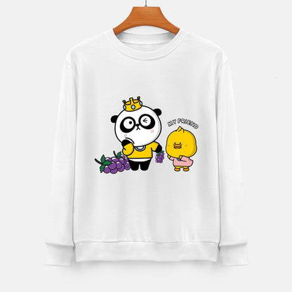 Front Patterned Long Sleeve TopComfortSeries SimpleFit