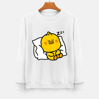 Front Patterned Long Sleeve TopEasyWear 100% Cotton