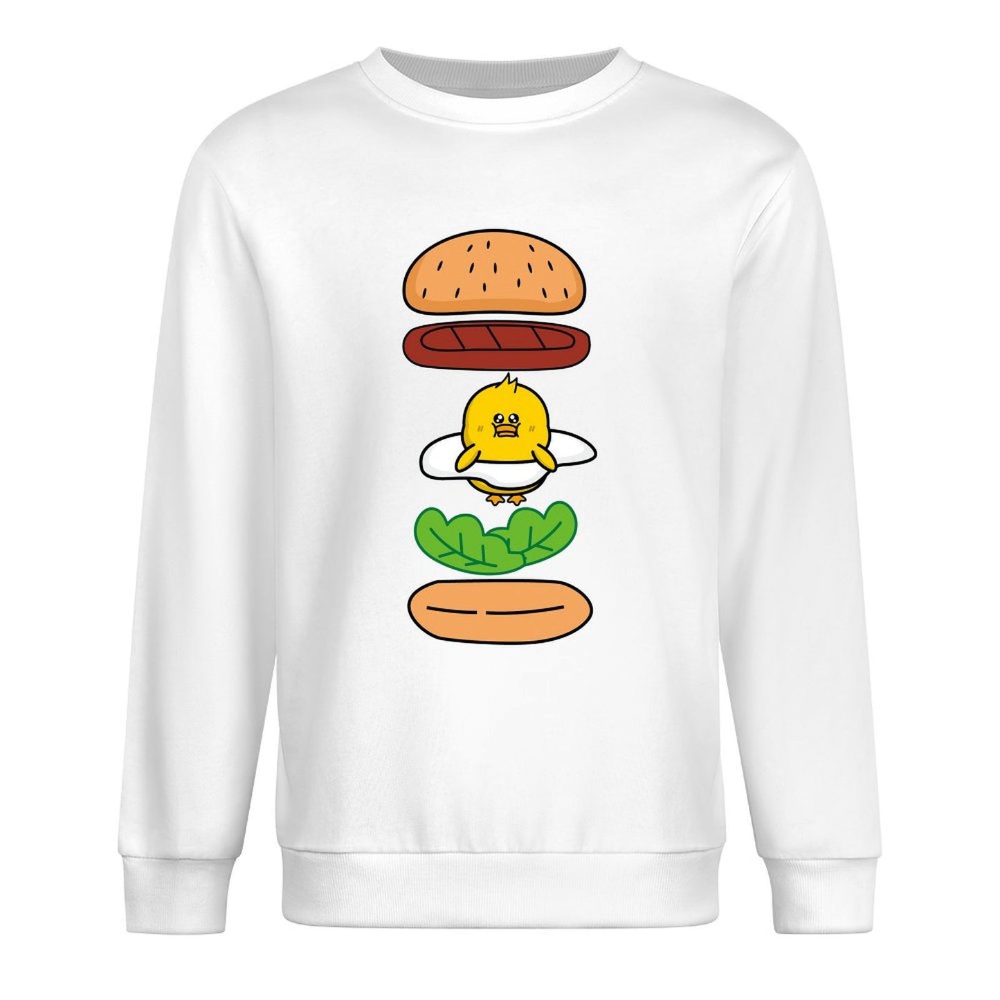 Front Patterned Long Sleeve TopEverydayFit Design-Your-Own