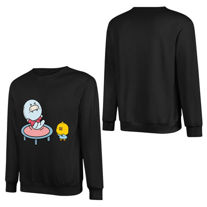 Front Patterned Long Sleeve TopNeutral BasicSeries