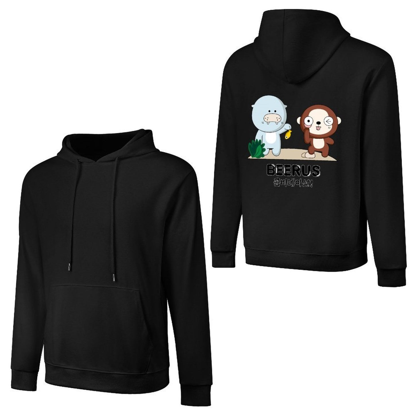Inkmay Beerus Hoodie 250g crew neck  HoodieBreathable High-QualityHoodie