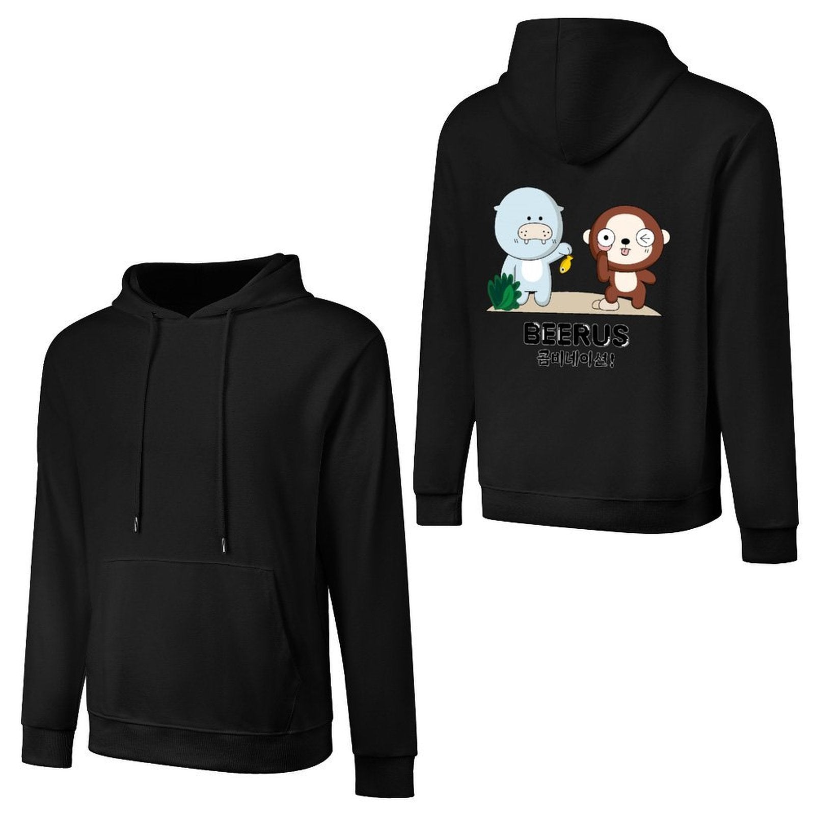 Inkmay Beerus Hoodie 250g crew neck  HoodieBreathable High-QualityHoodie