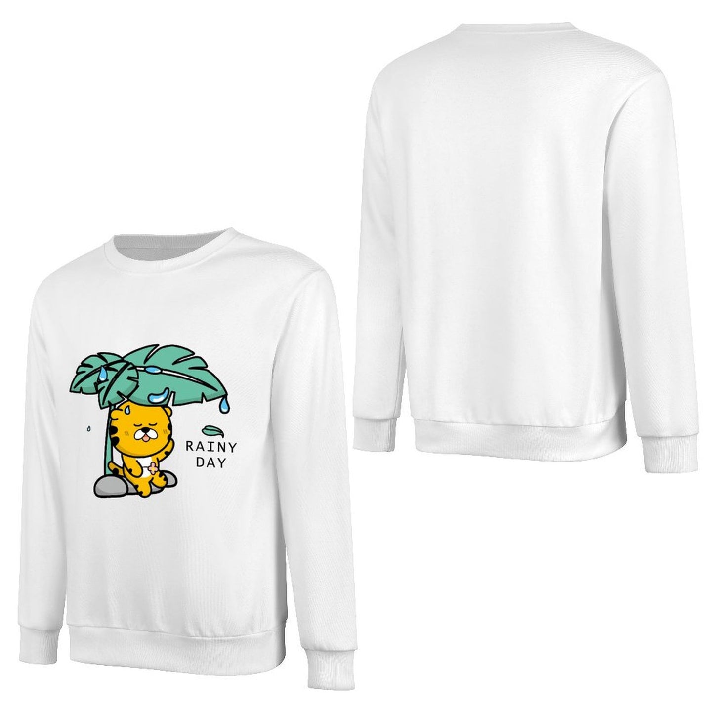 Front Patterned Long Sleeve TopEdition Logo-Ready