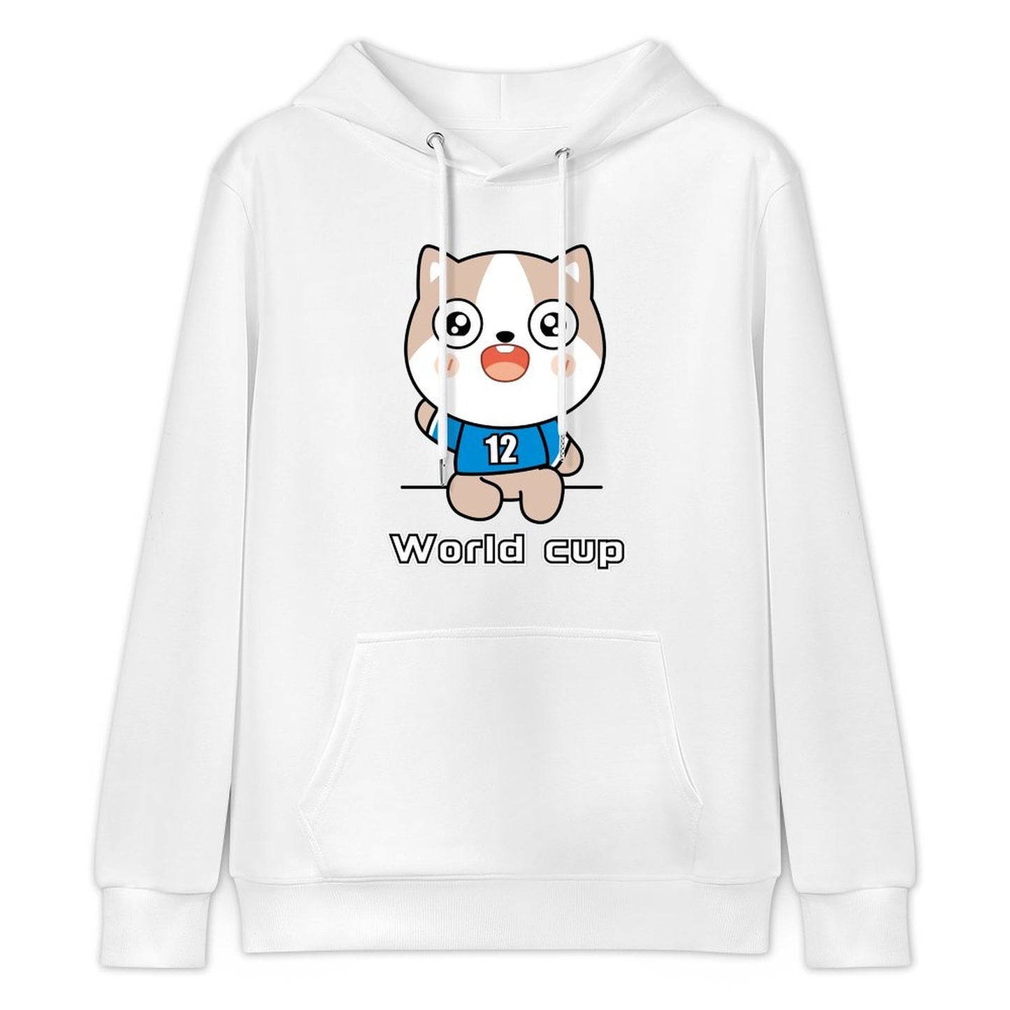 Refined Sleek Front Graphic Hoodies