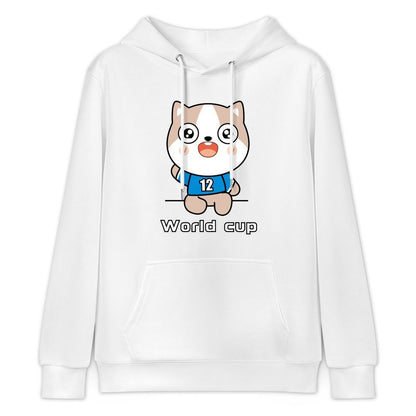 Refined Sleek Front Graphic Hoodies