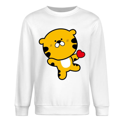 Front Patterned Long Sleeve TopStreetFit Oversized