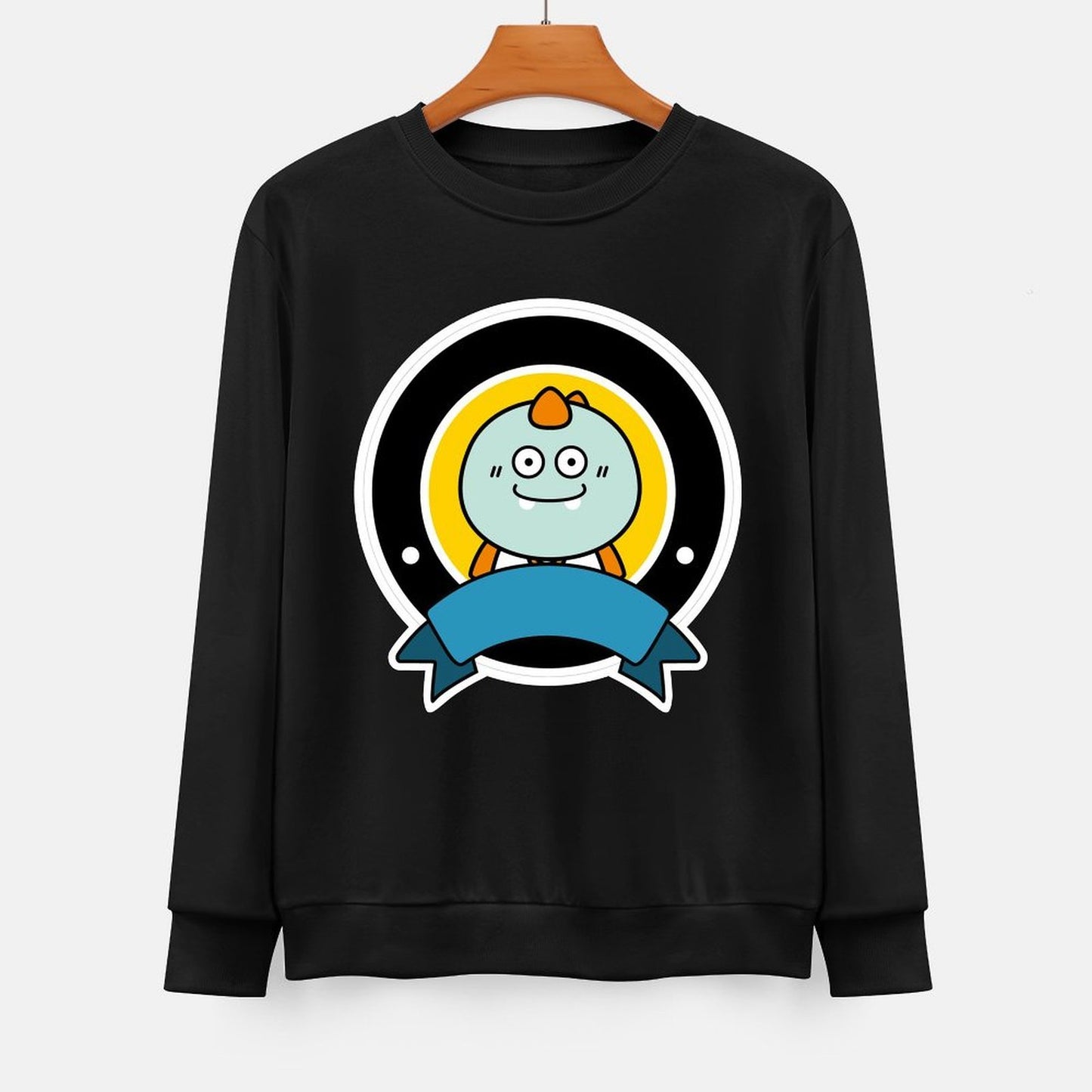 Front Patterned Long Sleeve TopSleek Standard