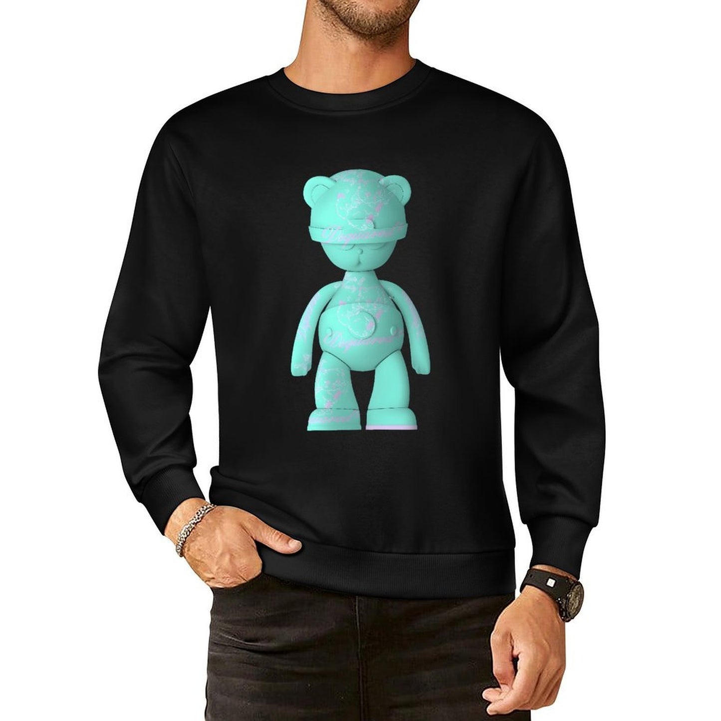 IPIB 250g Crew Neck Long Sleeve Sweatshirt Front GraphicCrew Neck Long Sleeve Sweatshirt6000123-1