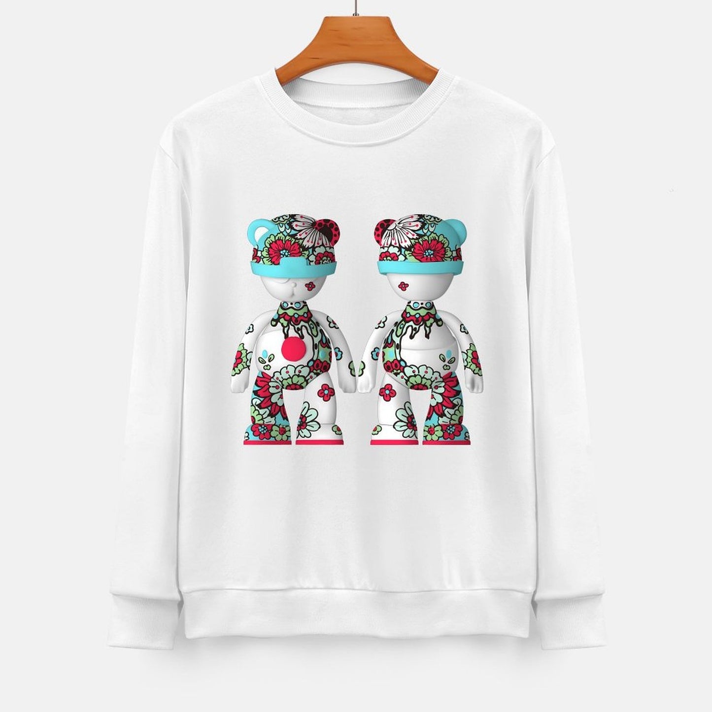 Long Sleeve With Front PatternTear-Resistant Relaxed