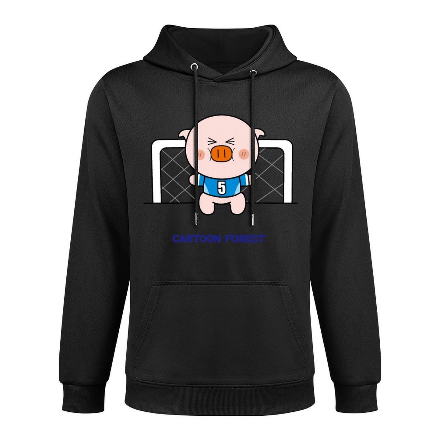 Essential Shrink-Resistant Front Graphic Hoodies