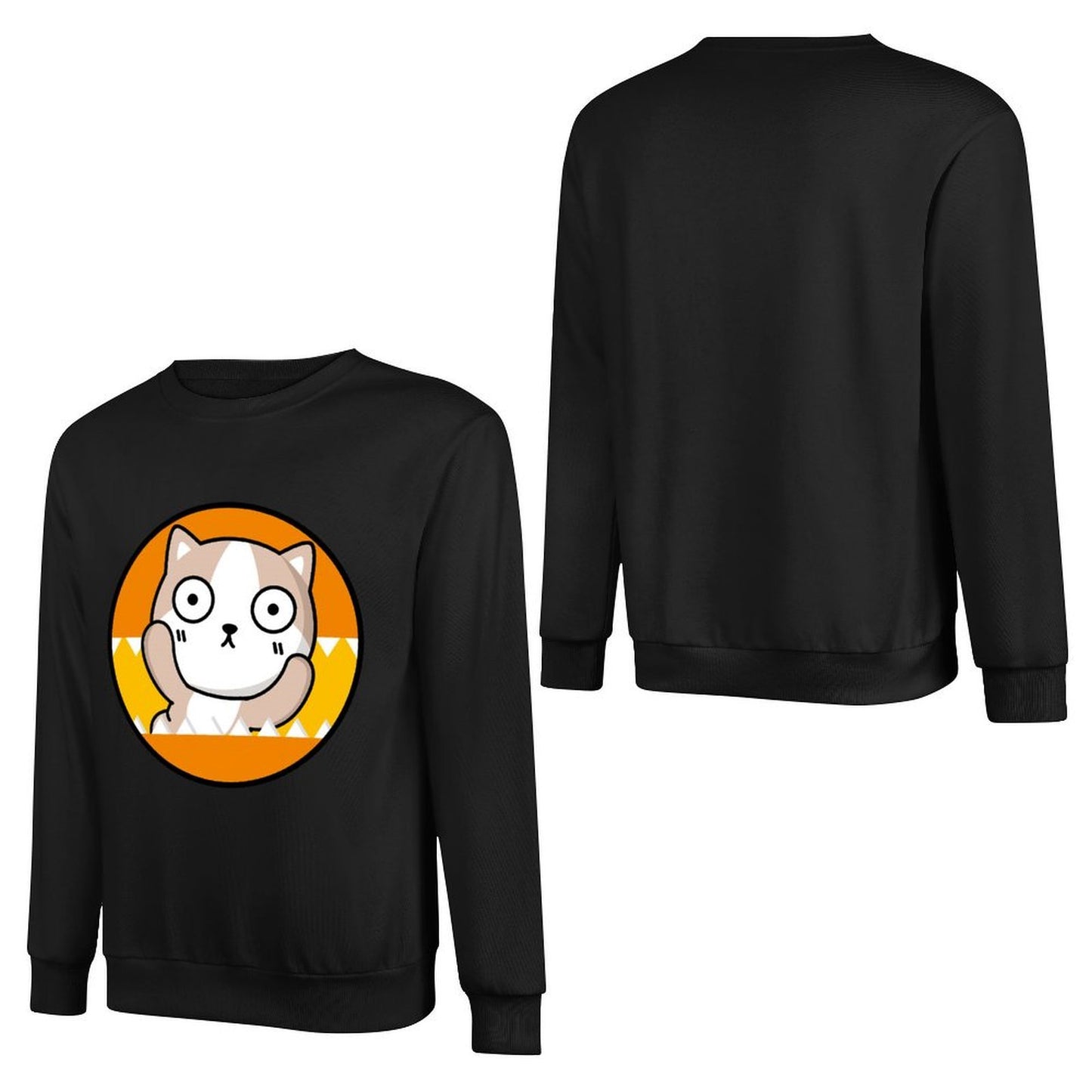 Front Patterned Long Sleeve TopBreathable Eco-Conscious