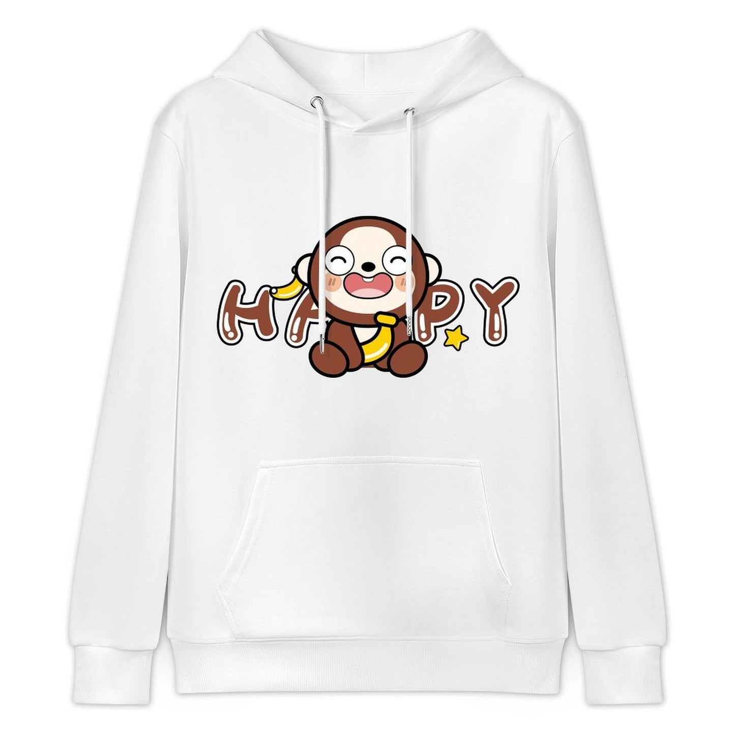 Neutral TrueFit Front Graphic Hoodies