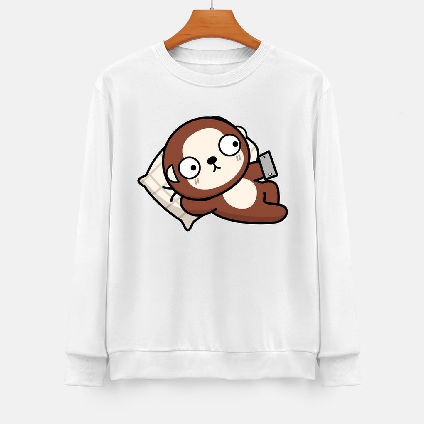 Front Patterned Long Sleeve TopEssentialFit Eco-Conscious