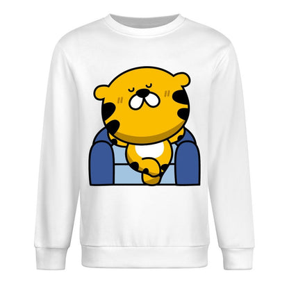 Front Patterned Long Sleeve TopSmoothWear Casual