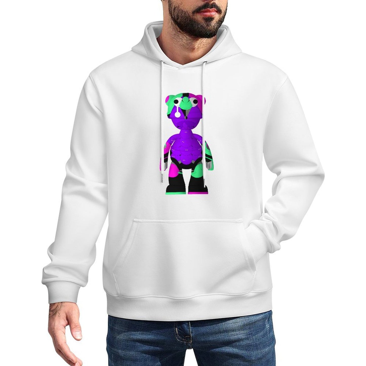 IPIB 250g Hooded Pocket Sweatshirt Front GraphicMen's Hooded  Sweatshirt6000113-4