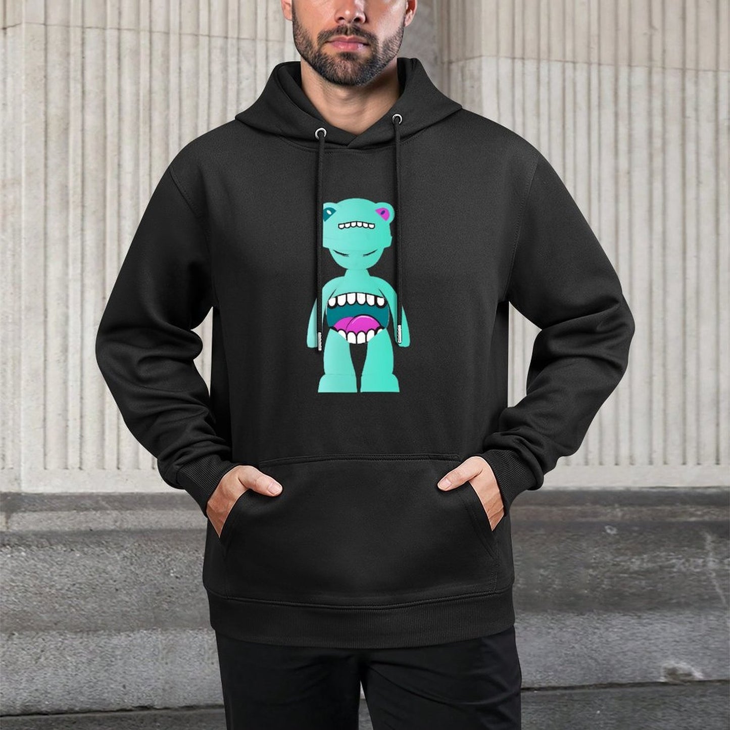 Hoodie Front PatternPlain CleanCut