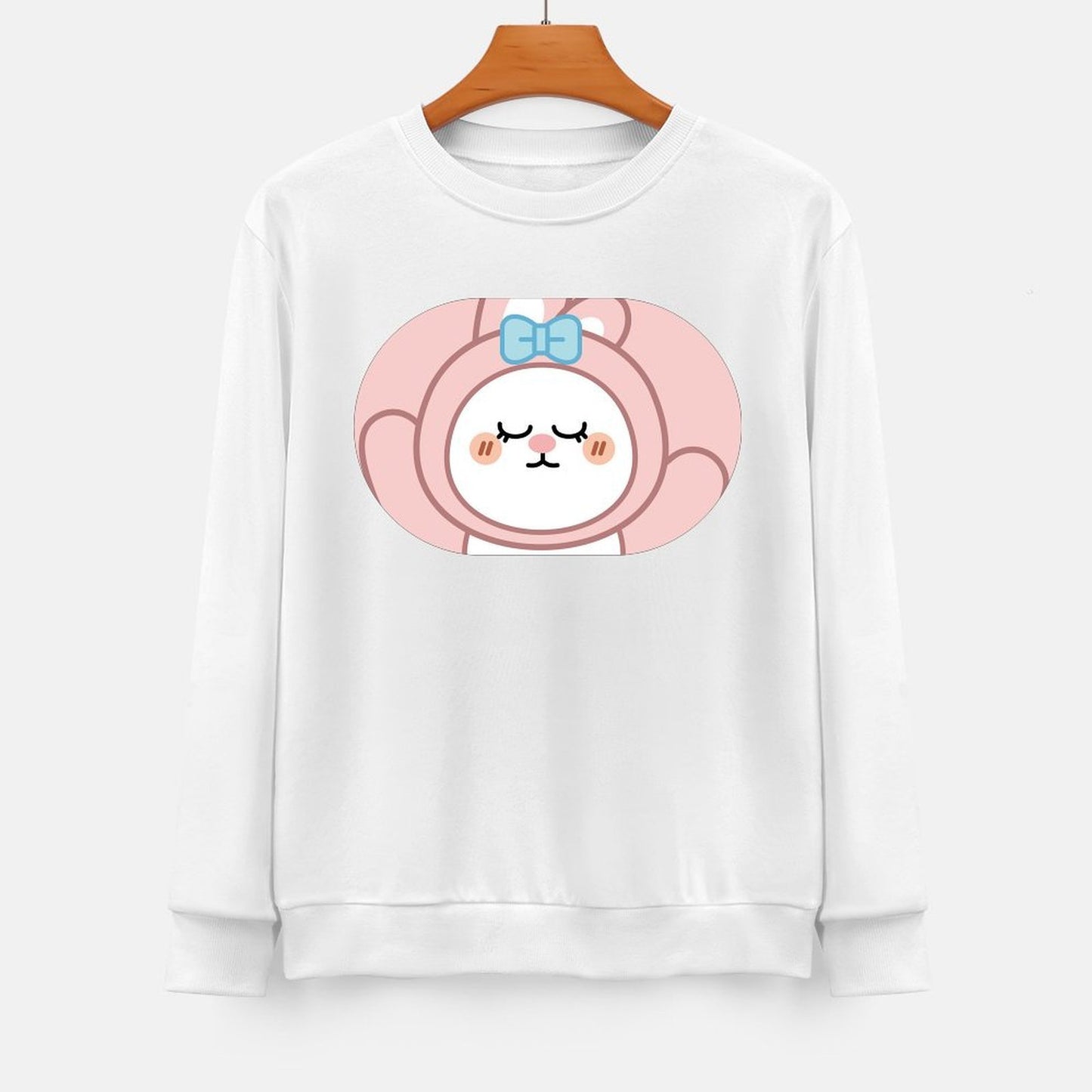 Front Patterned Long Sleeve TopOriginal EssentialFit