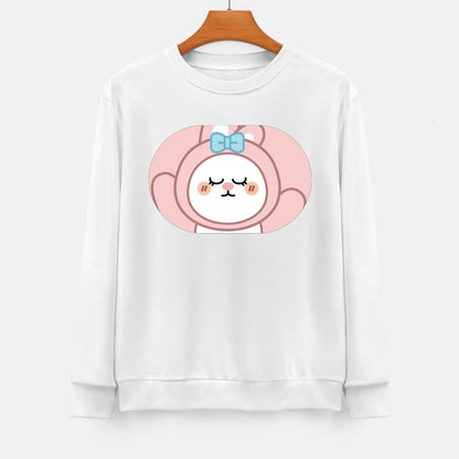 Front Patterned Long Sleeve TopOriginal EssentialFit