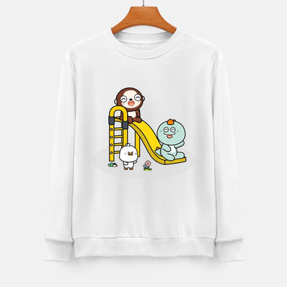 Front Patterned Long Sleeve TopRefined TimelessComfort