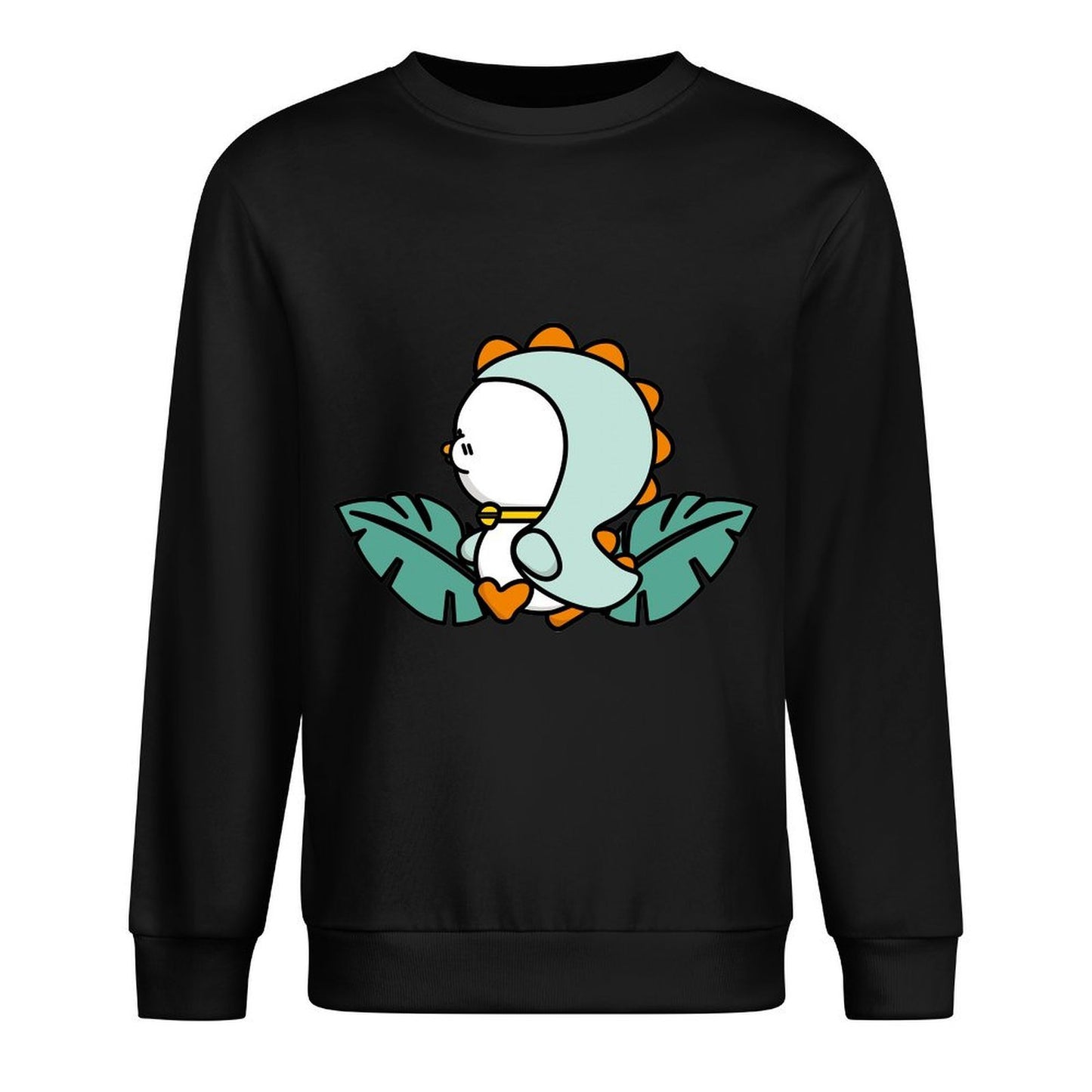 Front Patterned Long Sleeve TopStreetFit RelaxFit