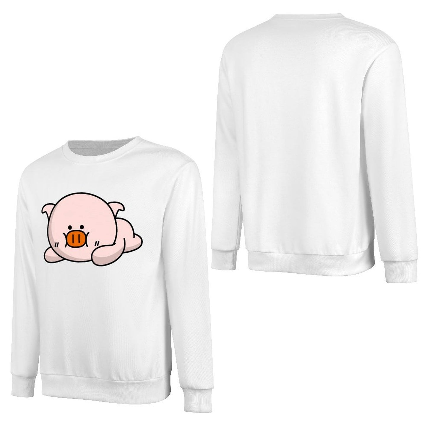 Front Patterned Long Sleeve TopStreetLine Natural