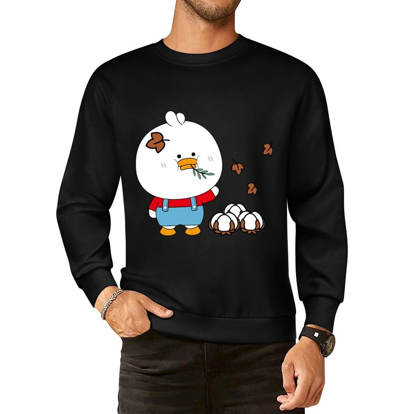 Front Patterned Long Sleeve TopMoisture-Wicking ClassicFit