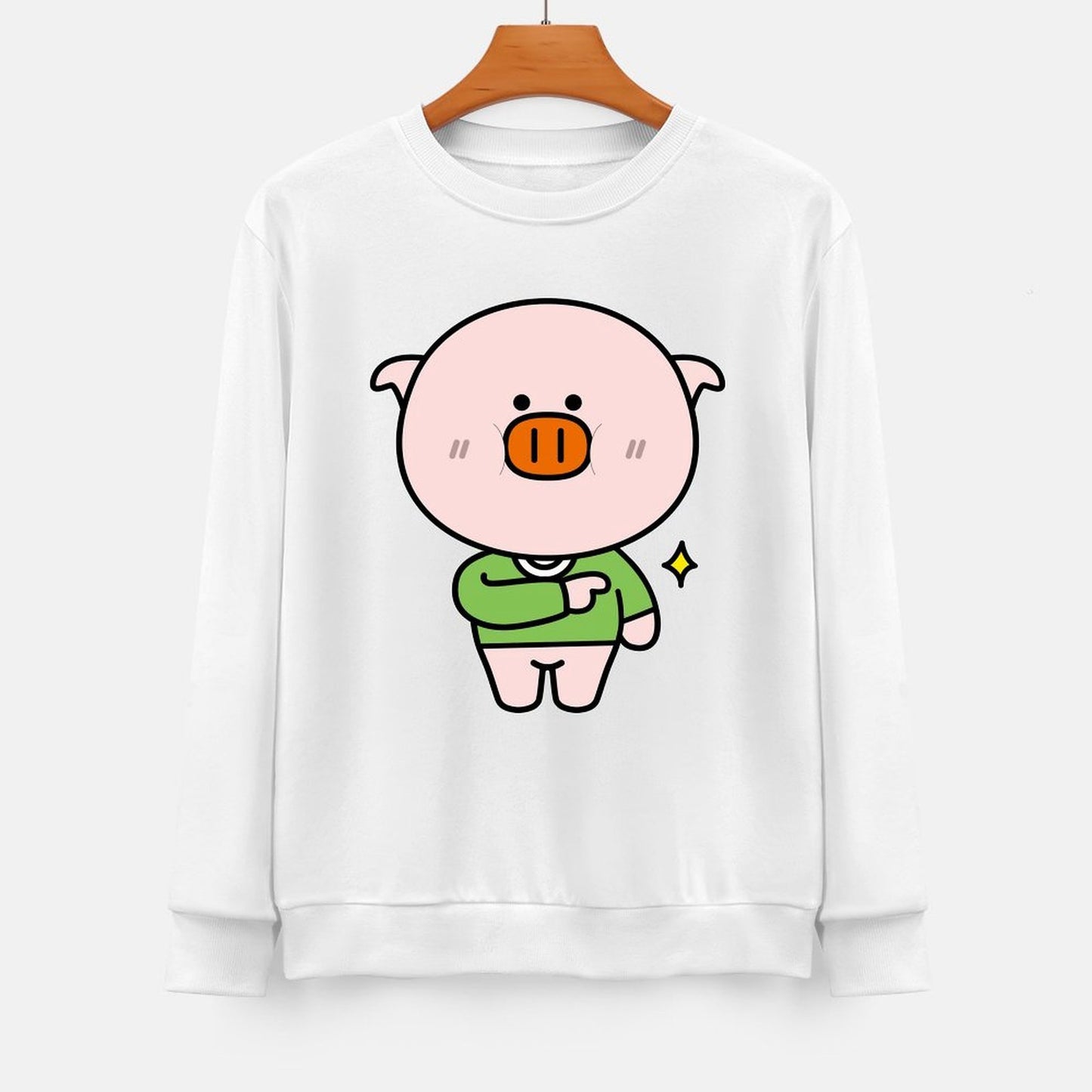 Front Patterned Long Sleeve TopEverydayWear Regular