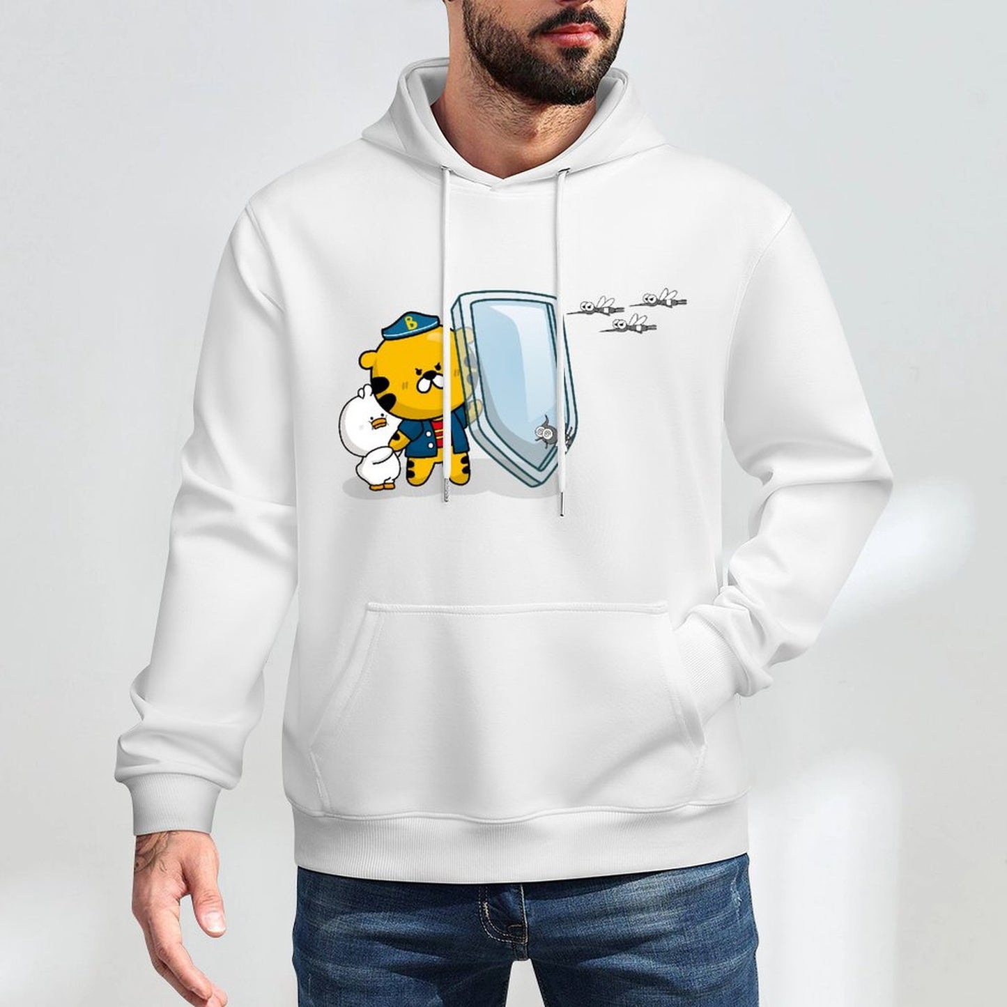 TimelessStyle StreetStyle Front Graphic Hoodies