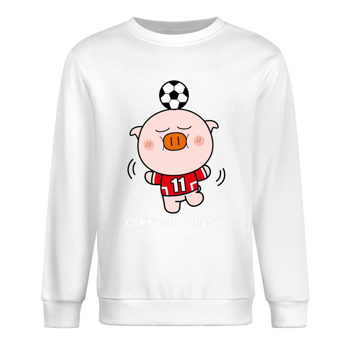 Front Patterned Long Sleeve TopSmooth Softstyle