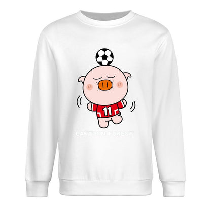 Front Patterned Long Sleeve TopSmooth Softstyle