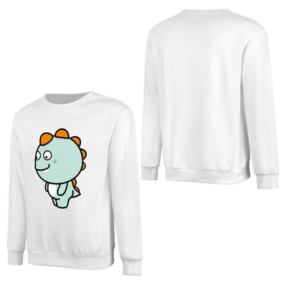 Front Patterned Long Sleeve TopRelaxed Fit Premium