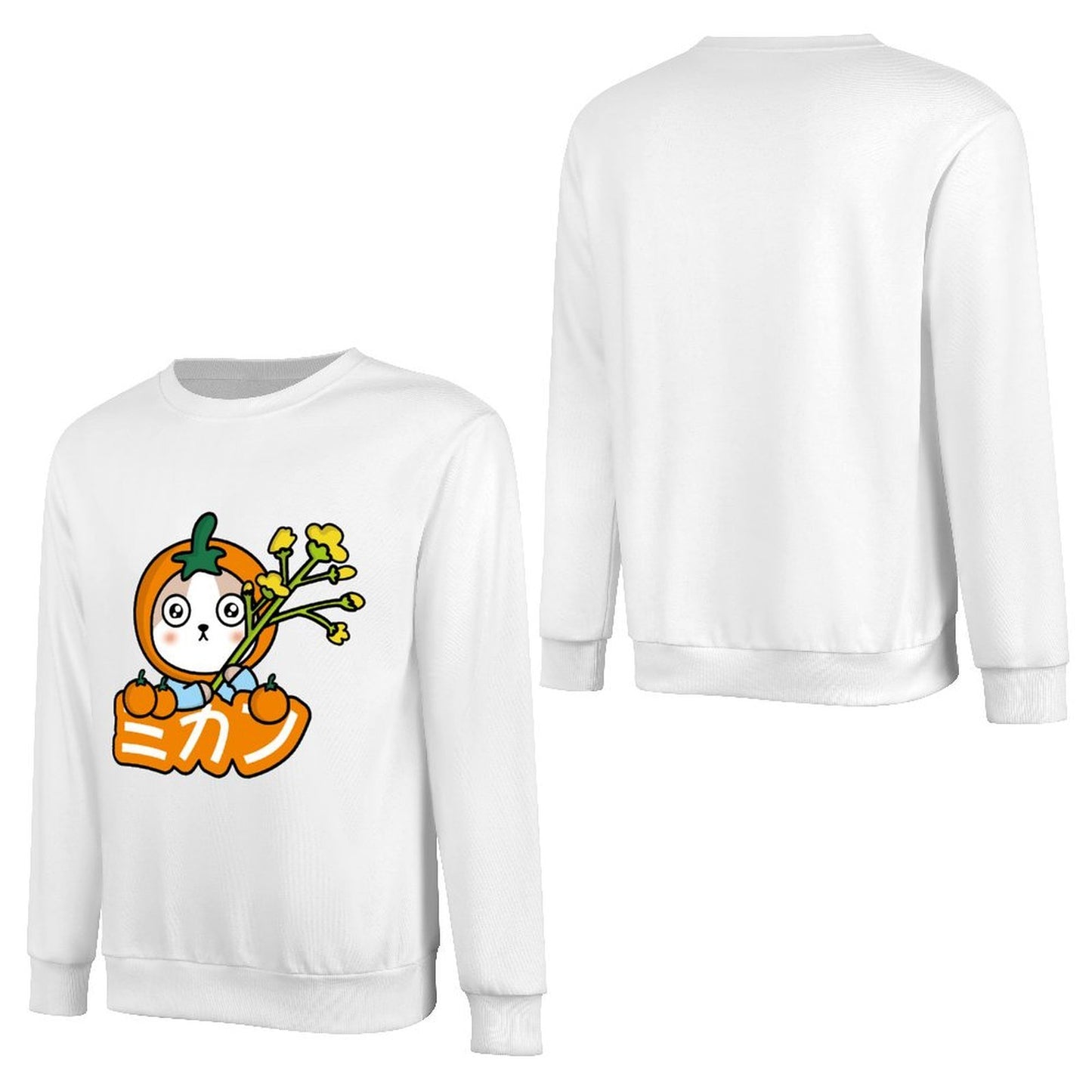Front Patterned Long Sleeve TopSeamless Modern