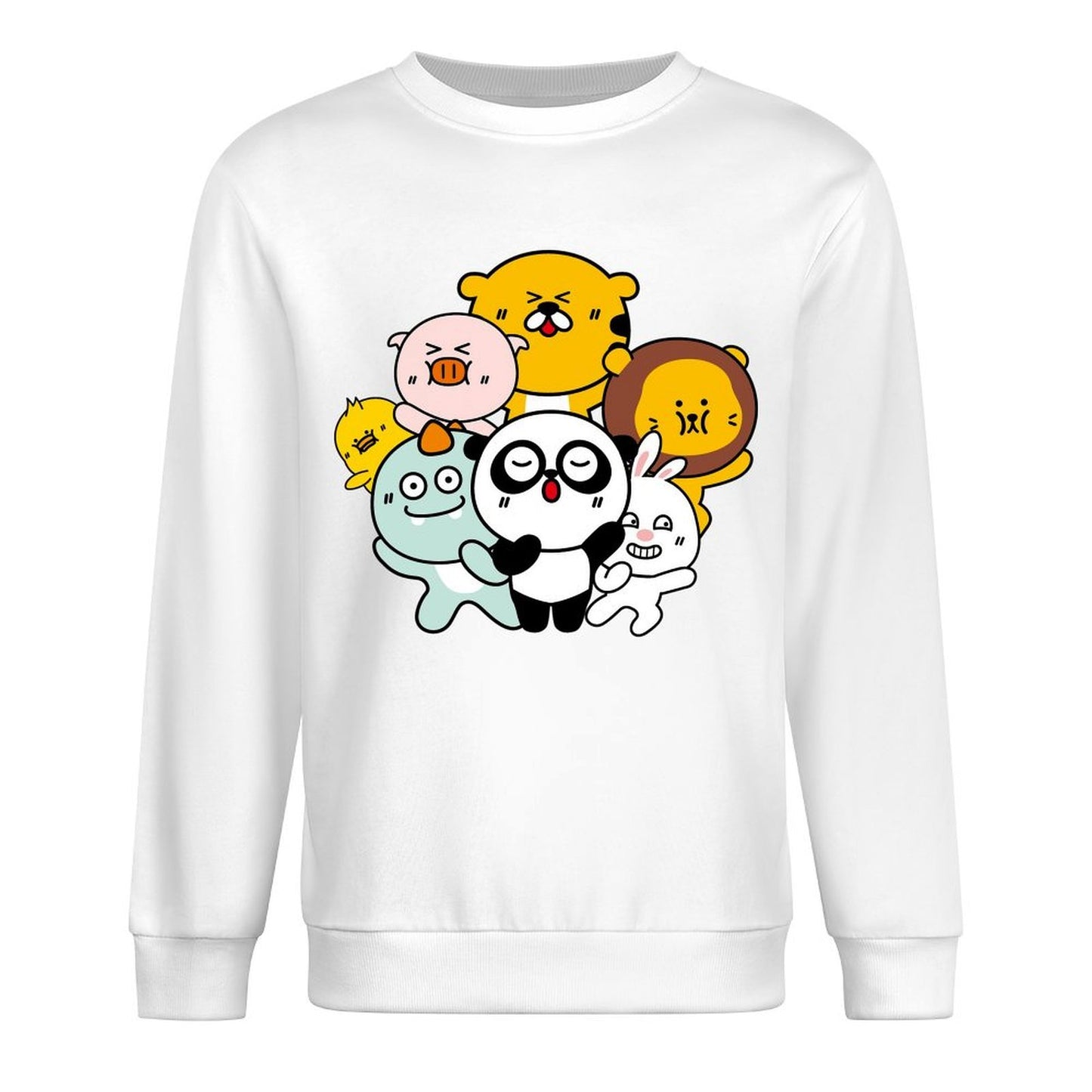 Front Patterned Long Sleeve TopLong Lasting TrueComfort