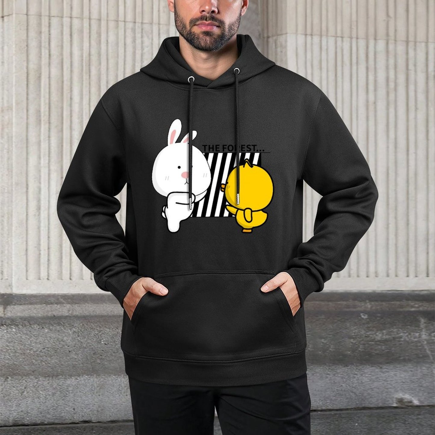 Simple Reliable Front Graphic Hoodies